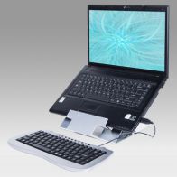 ErgonoFlex Height-adjustable laptop enhancer from 151 to 211 mm