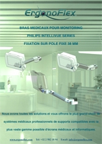 Our Medical Arms for Philips Intellivue Series Monitoring fixed pole mounting 38 mm