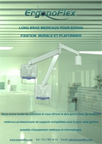 Our Long Medical Arms for wall and ceiling mount monitor