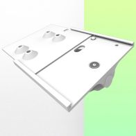 5″ monitoring mounting plate Quick release