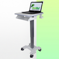WorkiMed Laptop Cart Large Surface With storage space WMC 2-3